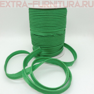 Кант атласный 12 мм, 72 ярда, цв. 062 зеленый ЕВРО