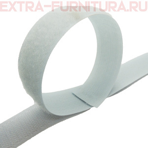 Лента контакт 25мм цв.серый 2031 (25м)