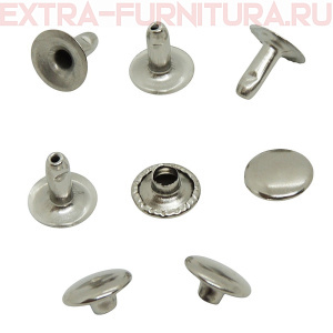 Хольнитены 9*9, цв. никель, уп.2000шт