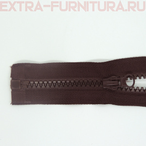 Молния Трактор Т5 1 замок 50см, цв.304 коричневый темный, LOGO