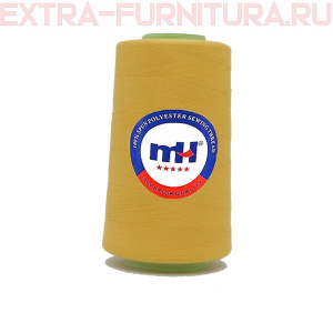 Нитки МН 40/2 п/э  5000 ярдов №136 желтый *