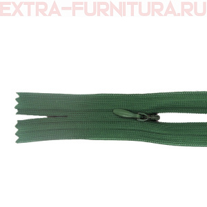 Молния потайная  № 3, 20 см, цв. 269 темно-зеленый п/э пл.9,3 гр/м