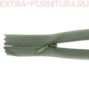 Молния потайная  № 3, 20 см, цв. 315 олива п/э пл.9,3 гр/м