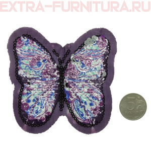 Термоаппликация Бабочка №15 ассорти
