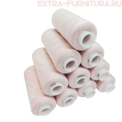Нитки IDEAL бытовые 40/2 366м, цв.103 св.розовый (уп.10шт)