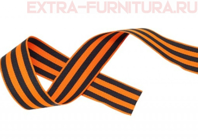 Лента "Георгиевская" 24мм, 40см