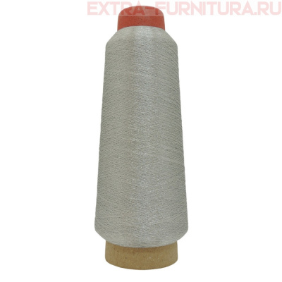 нитки металлизированные цв. серебро 3500 м