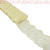 Кружево ш 3,5 см, цв.шампань (10 ярдов)