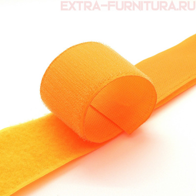 Лента контакт 50мм цв.неон-оранжевый 140 (25м)