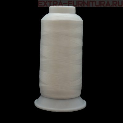 Нить текстурированная MAX 150D/1, 5000 м, цв. белый, некрученая