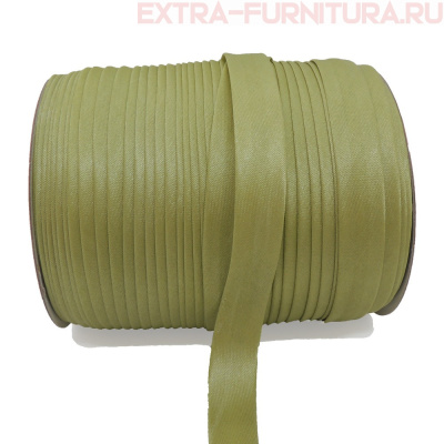 Косая бейка 16мм 132м цв.111 св. олива ЕВРО